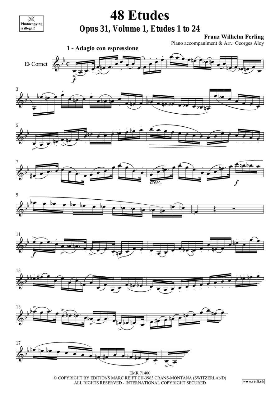 48 Etudes Volume 1 48 Etudes Volume 1 Cornet scores gallery preview page 3