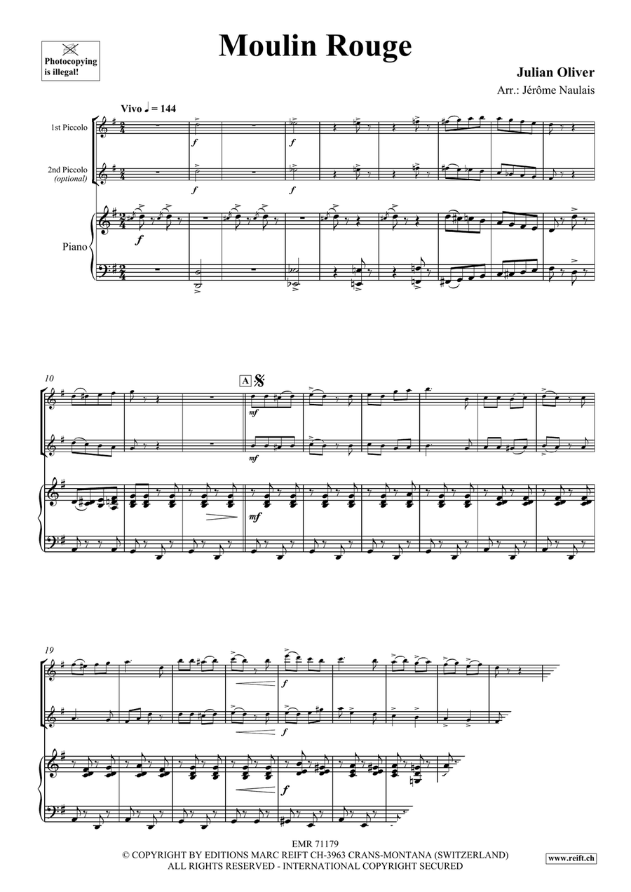 Moulin Rouge Moulin Rouge Piccolo scores gallery preview page 3