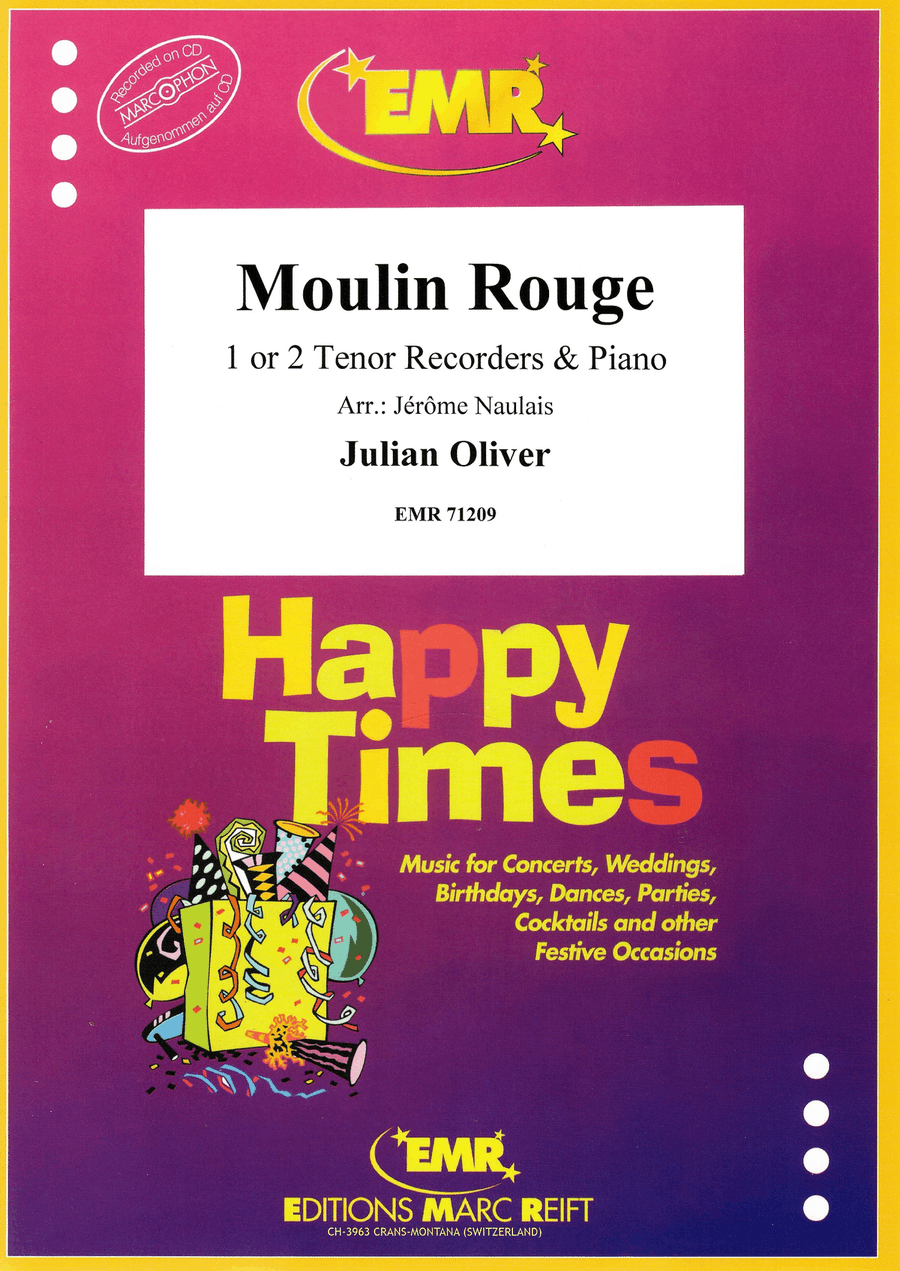 Moulin Rouge Moulin Rouge Tenor Recorder scores gallery preview page 1