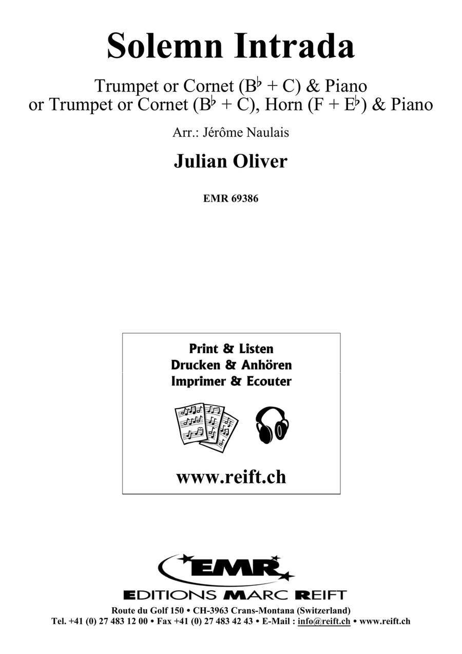 Solemn Intrada Solemn Intrada Cornet scores gallery preview page 2