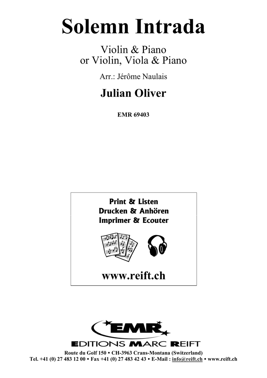Solemn Intrada Solemn Intrada Viola scores gallery preview page 2