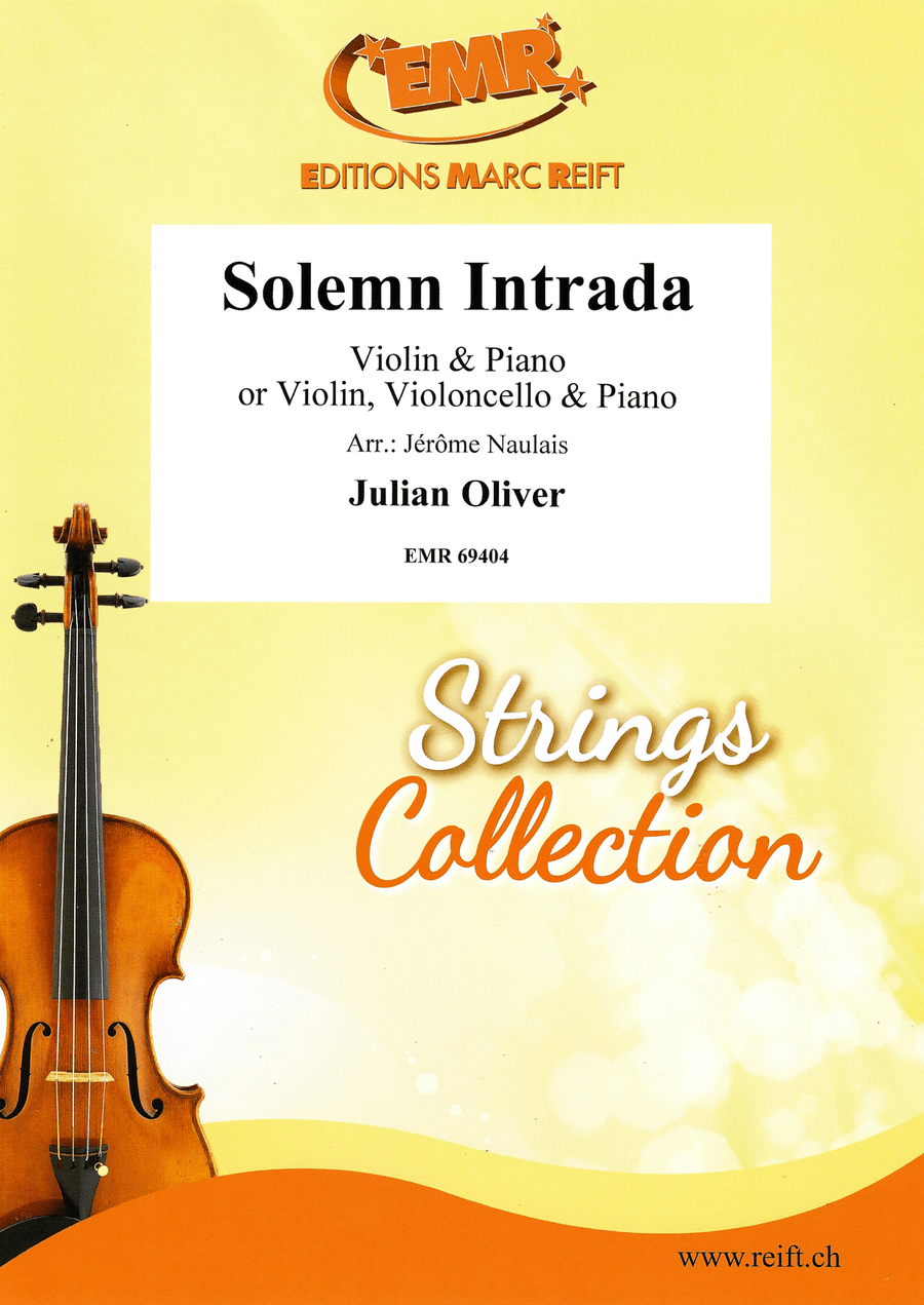 Solemn Intrada Solemn Intrada Piano Trio scores gallery preview page 1