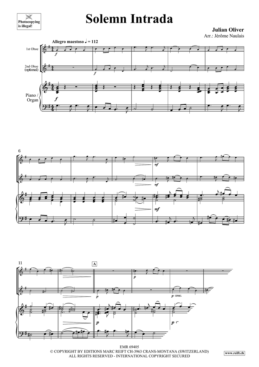 Solemn Intrada Solemn Intrada Piano Accompaniment scores gallery preview page 3