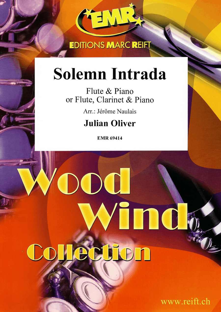 Solemn Intrada Solemn Intrada Clarinet scores gallery preview page 1