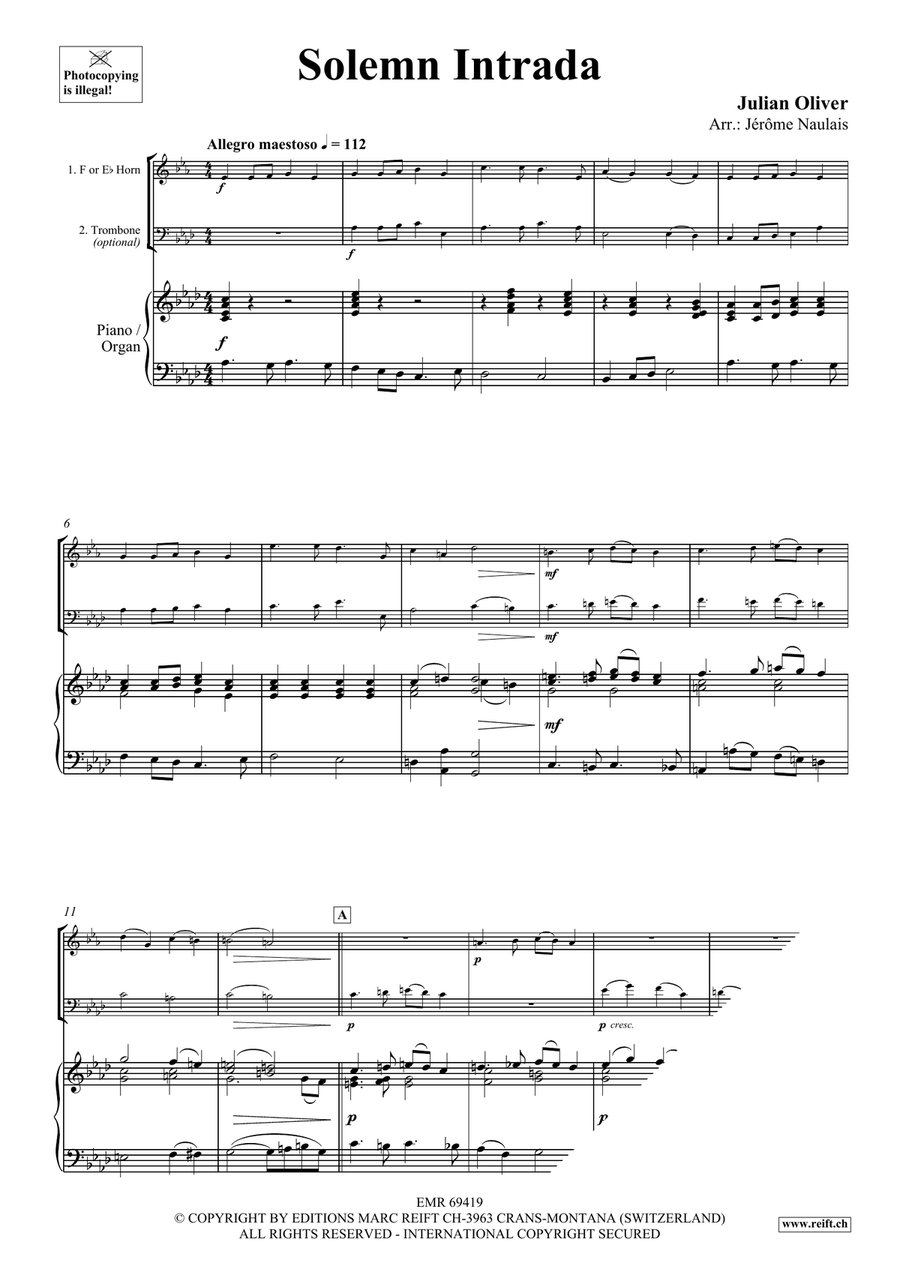 Solemn Intrada Solemn Intrada Horn scores gallery preview page 3
