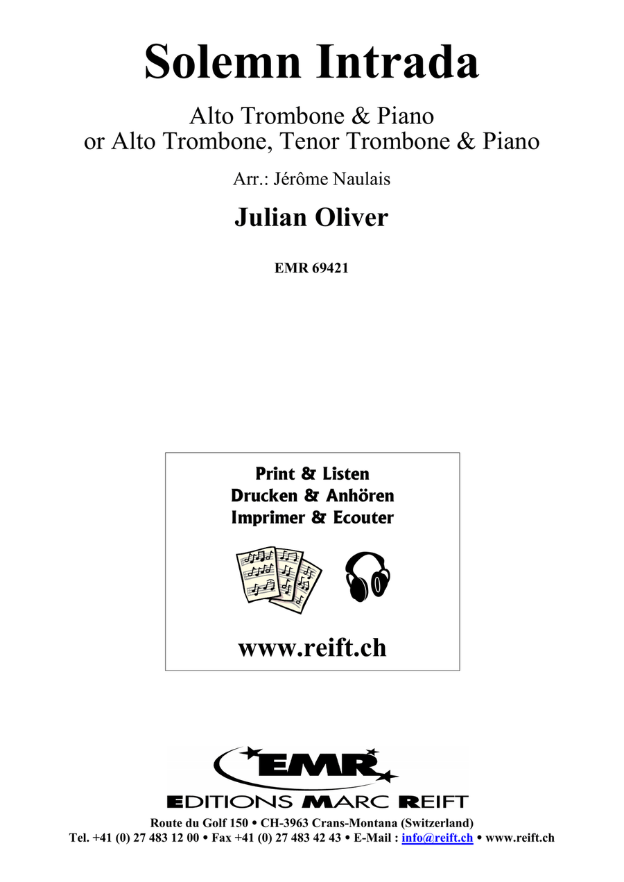 Solemn Intrada Solemn Intrada Piano Accompaniment scores gallery preview page 2