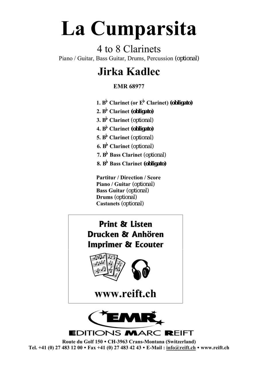 La Cumparsita La Cumparsita Clarinet scores gallery preview page 2