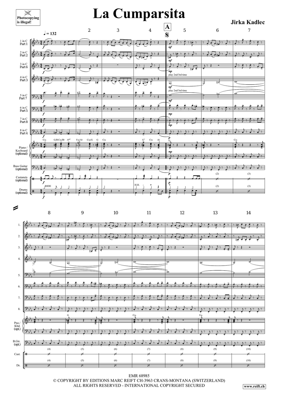 La Cumparsita Trombone scores gallery preview page 4
