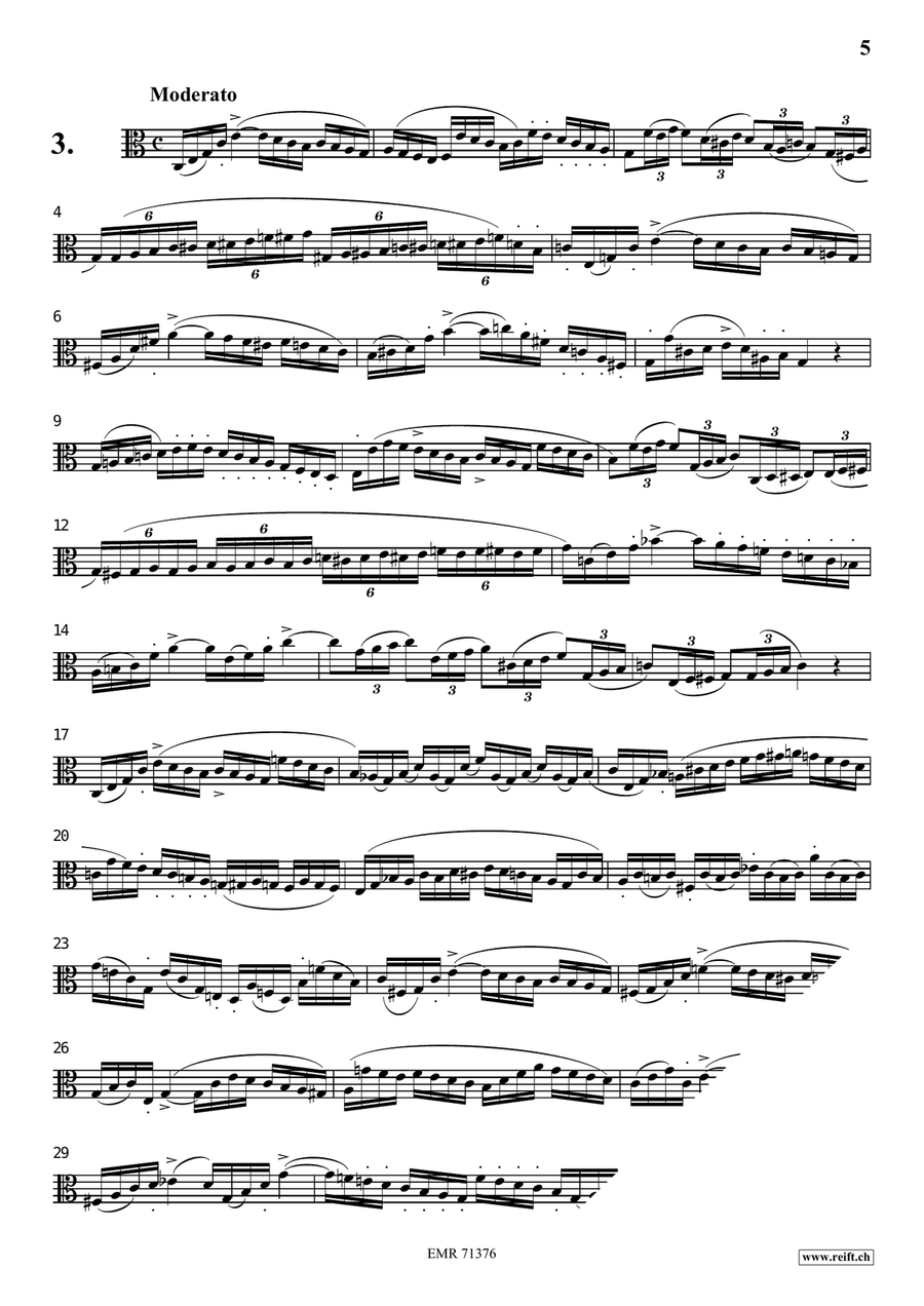 18 Studies 18 Studies Viola Solo scores gallery preview page 5