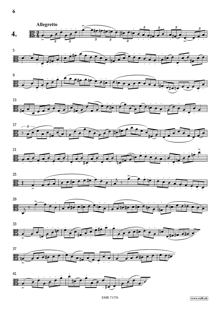 18 Studies 18 Studies Viola Solo scores gallery preview page 6