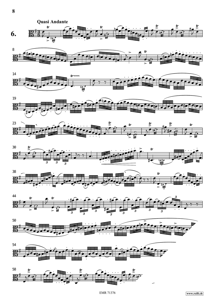 18 Studies 18 Studies Viola Solo scores gallery preview page 8