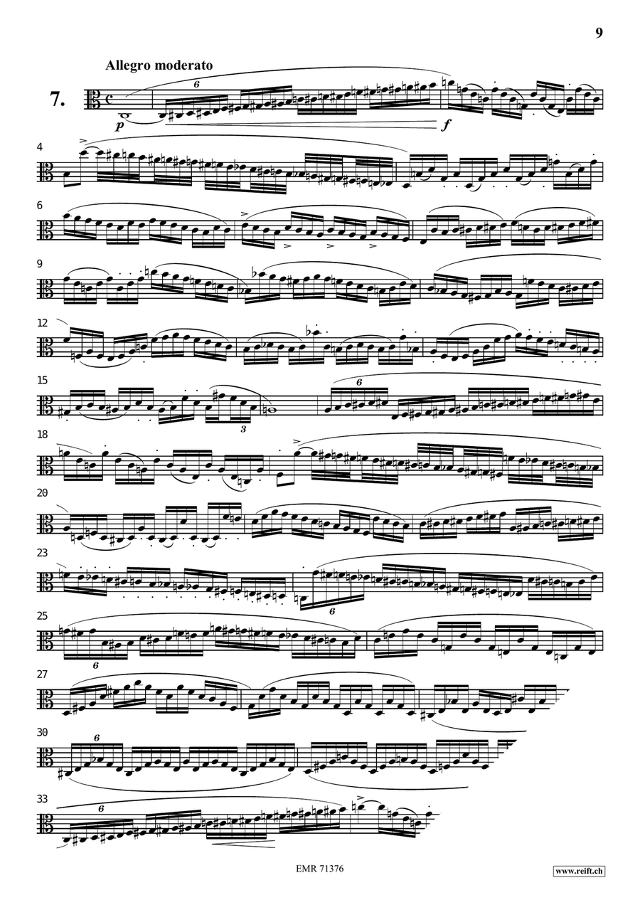 18 Studies 18 Studies Viola Solo scores gallery preview page 9