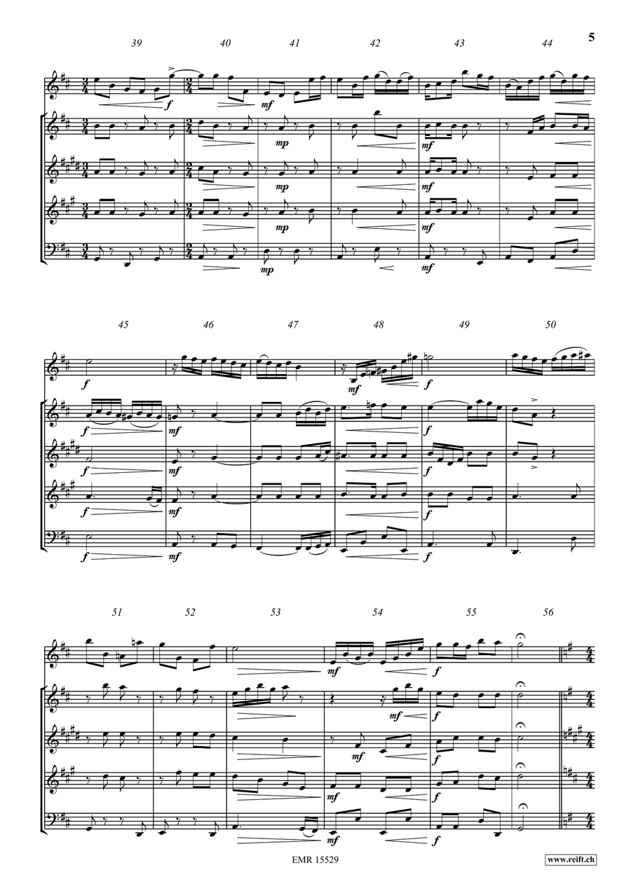 Drôles D'Histoires Drôles D'Histoires Woodwind Quintet scores gallery preview page 6