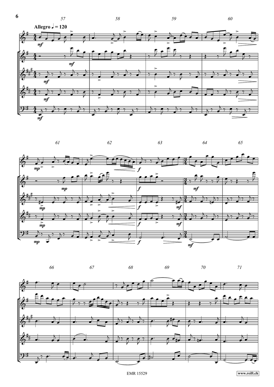 Drôles D'Histoires Drôles D'Histoires Woodwind Quintet scores gallery preview page 7