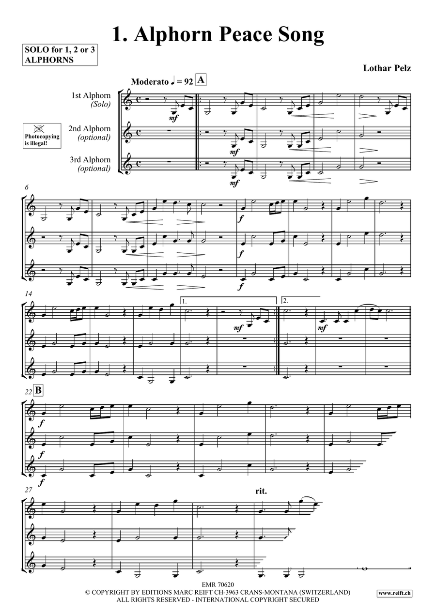 19 Pieces 19 Pieces Alphorn scores gallery preview page 4