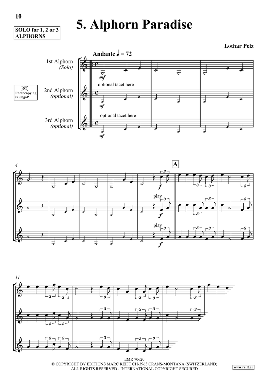 19 Pieces 19 Pieces Alphorn scores gallery preview page 8