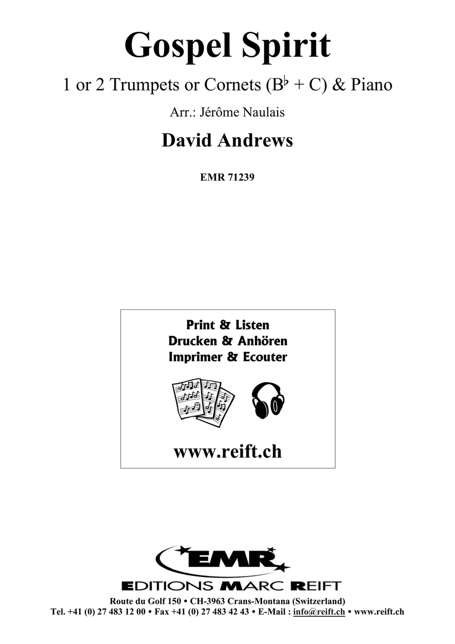 Gospel Spirit Gospel Spirit Trumpet Duet scores gallery preview page 2
