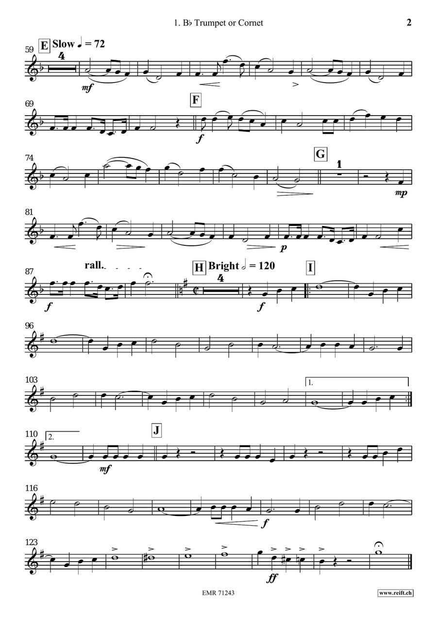 Gospel Spirit Gospel Spirit Cornet scores gallery preview page 4