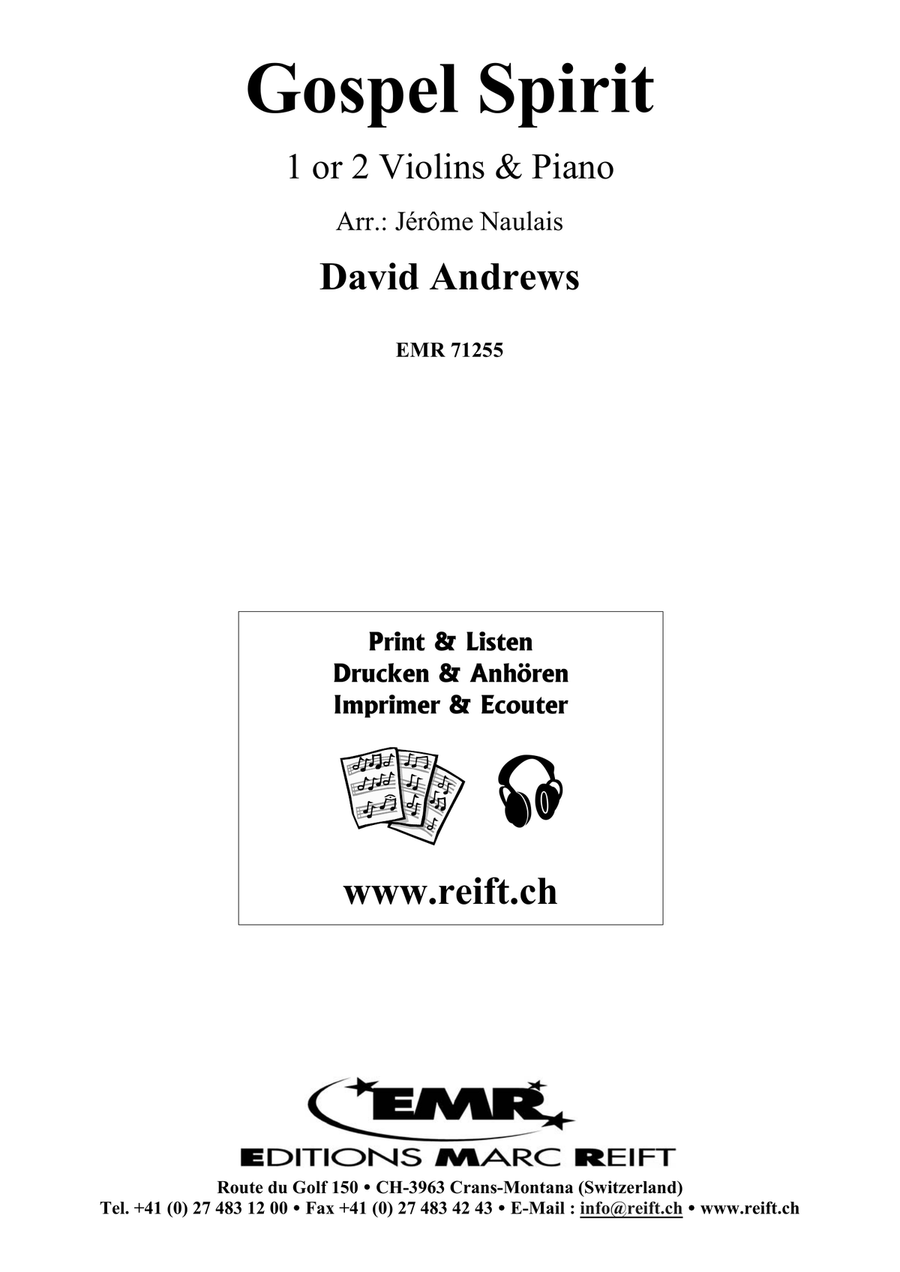 Gospel Spirit Gospel Spirit Violin scores gallery preview page 2