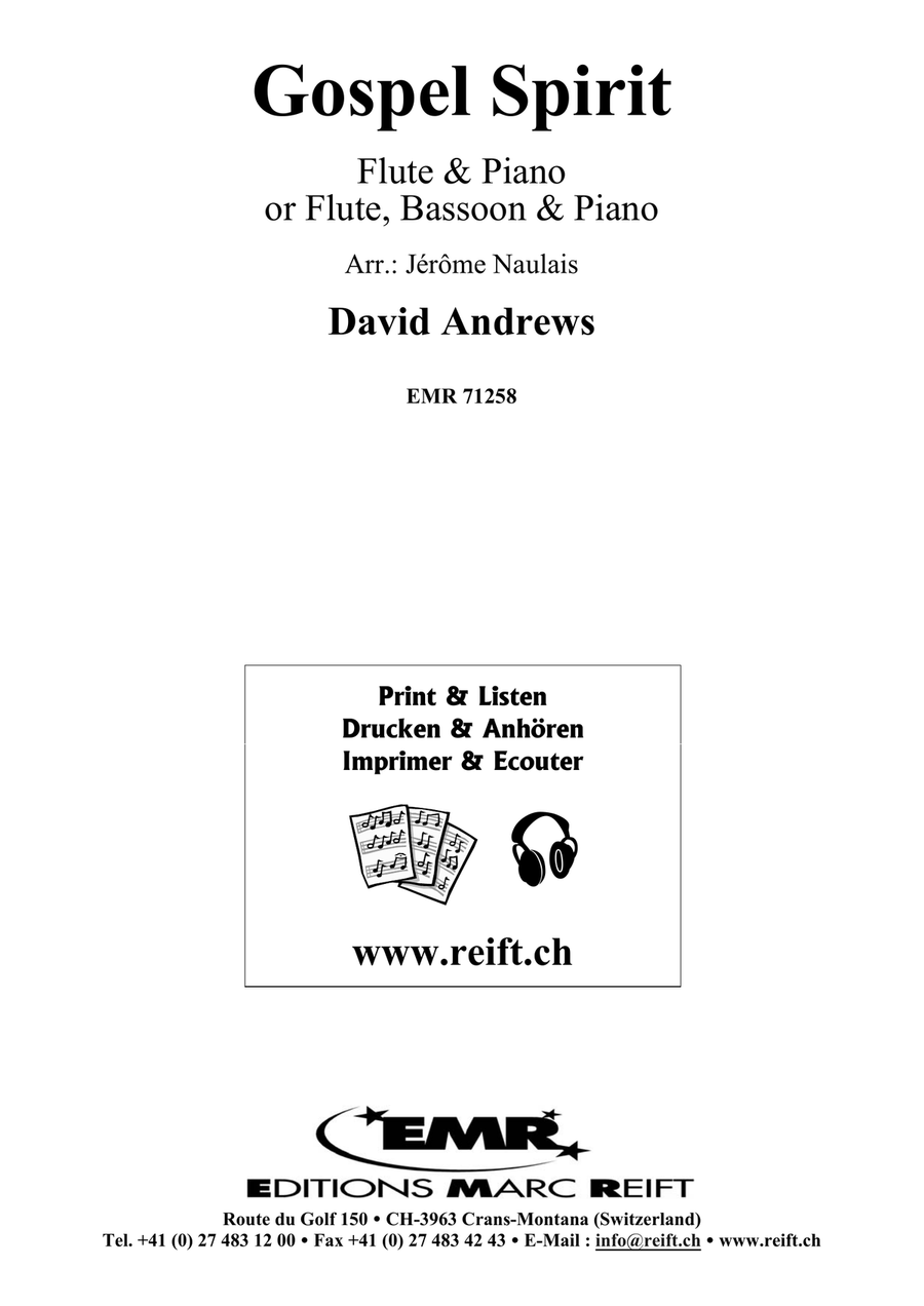 Gospel Spirit Gospel Spirit Bassoon scores gallery preview page 2