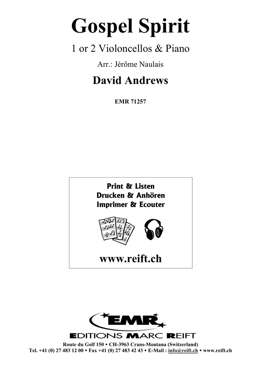 Gospel Spirit Gospel Spirit Cello scores gallery preview page 2