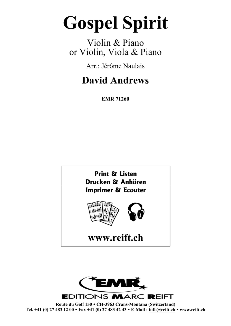 Gospel Spirit Gospel Spirit Viola scores gallery preview page 2