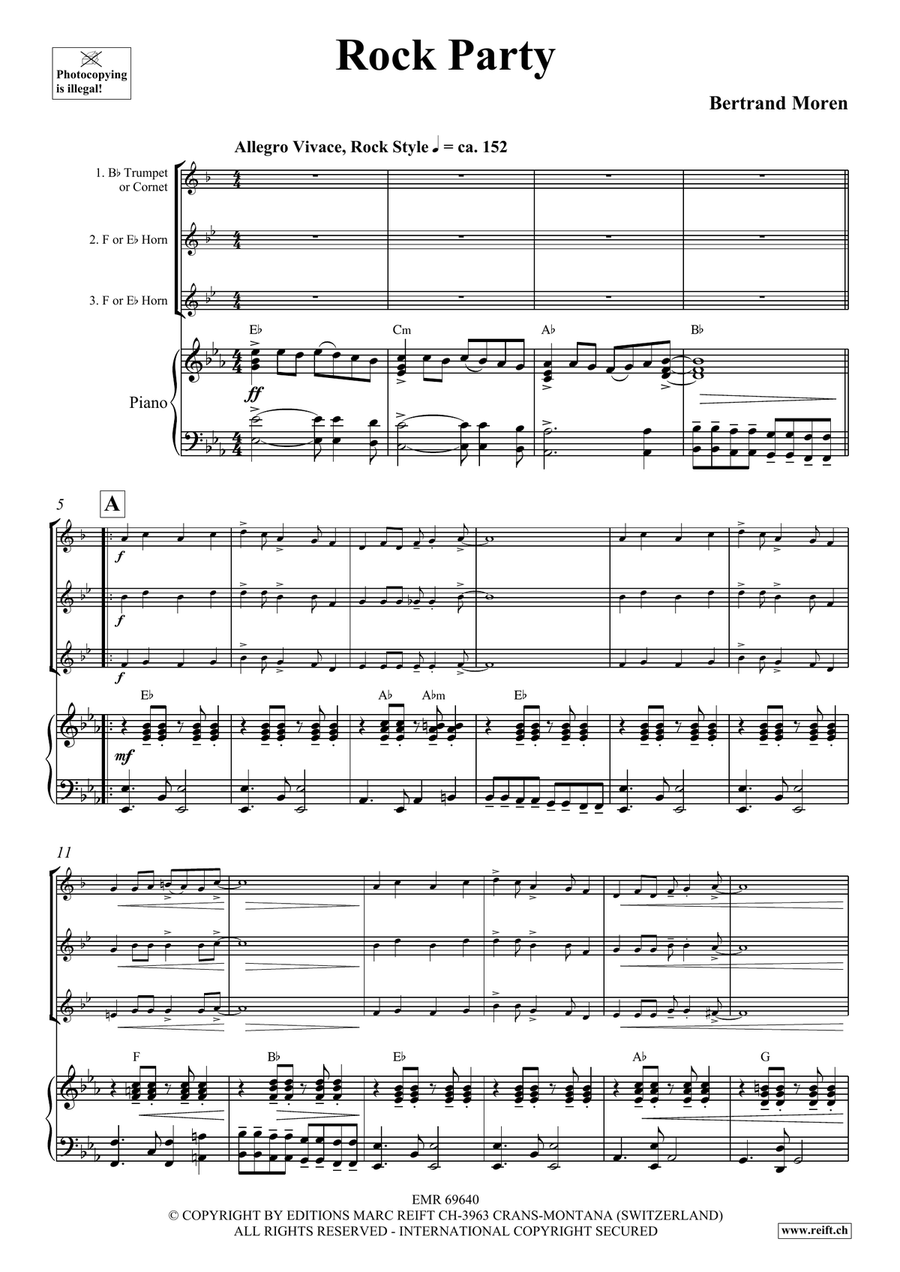Rock Party Rock Party Cornet scores gallery preview page 4