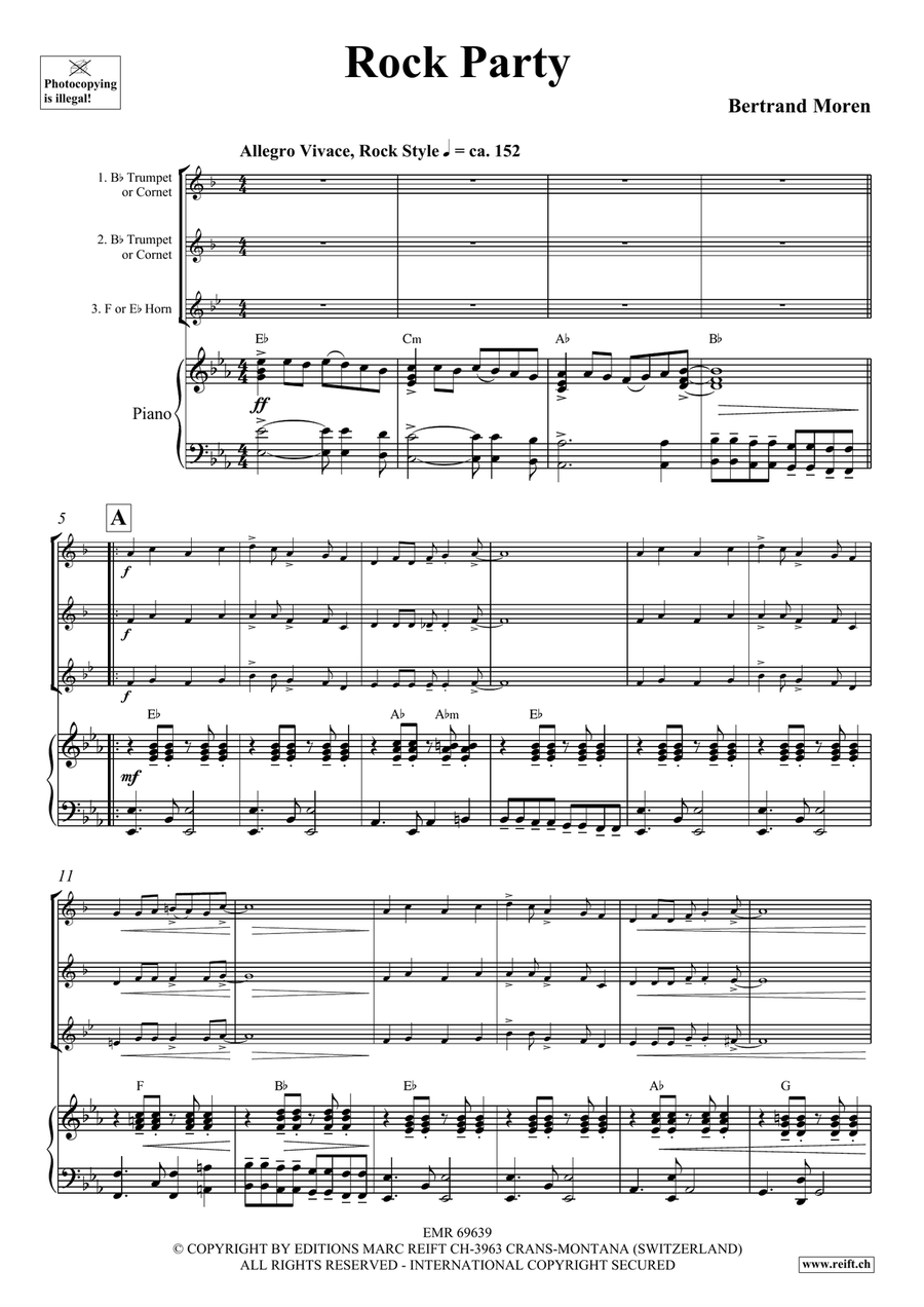 Rock Party Rock Party Cornet scores gallery preview page 4
