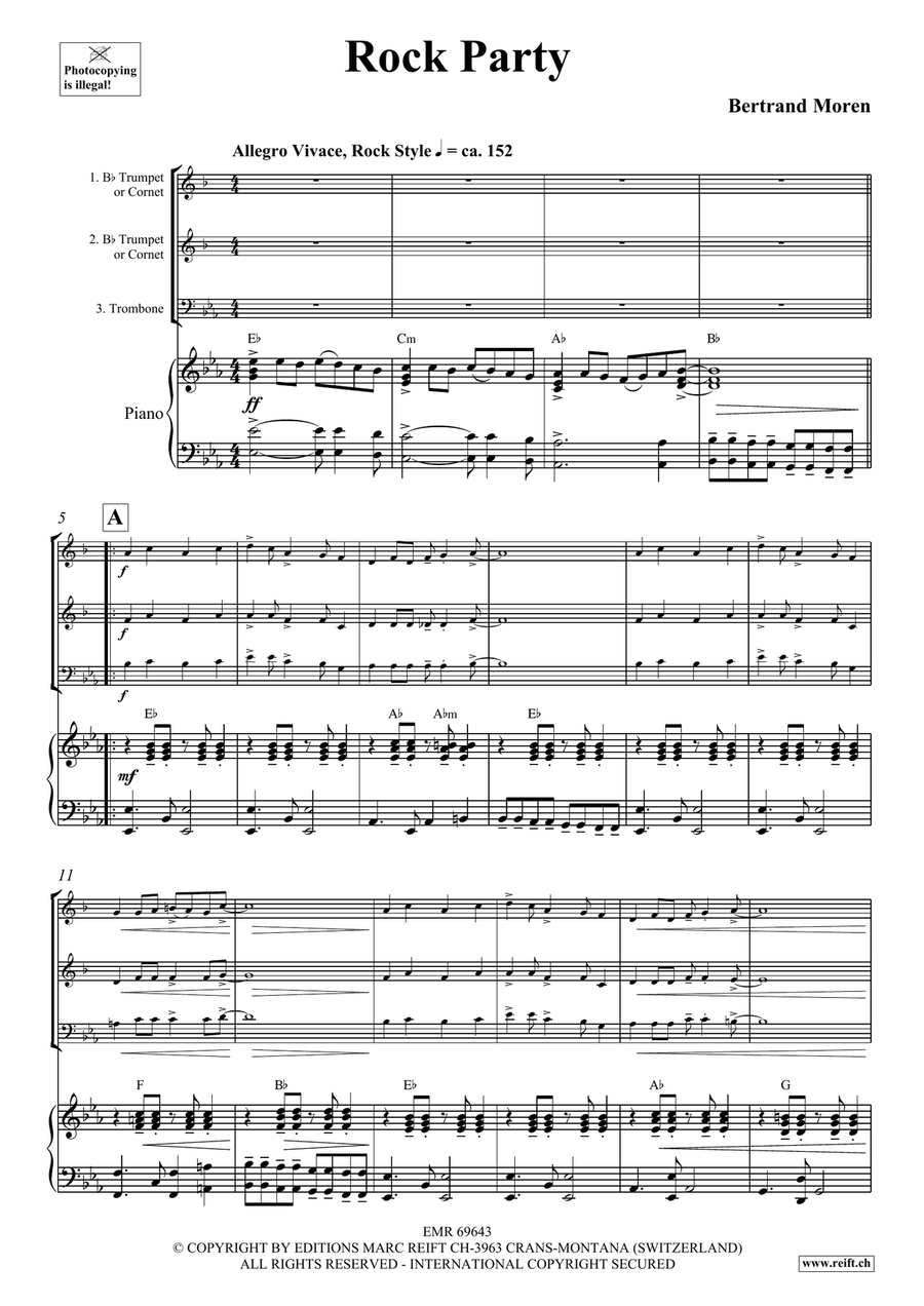 Rock Party Rock Party Cornet scores gallery preview page 3
