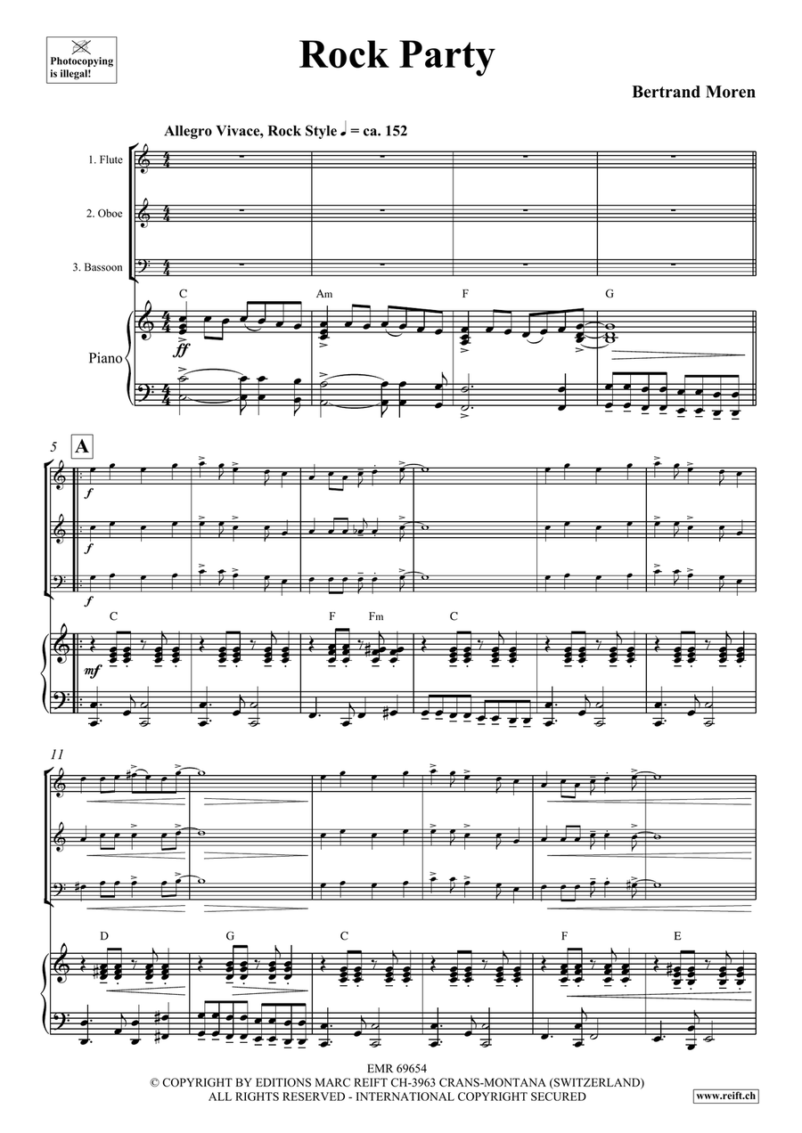 Rock Party Rock Party Bassoon scores gallery preview page 4