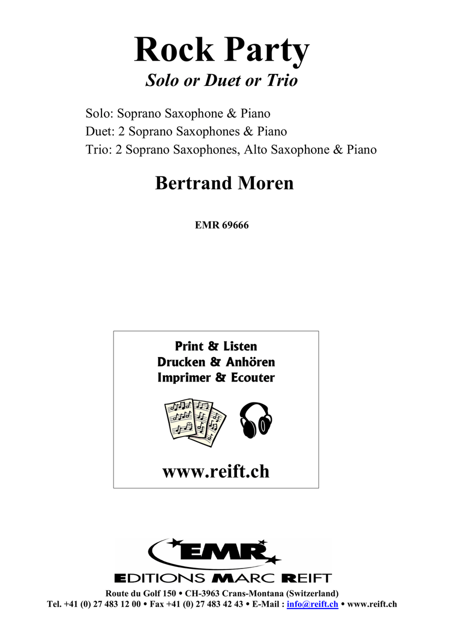 Rock Party Rock Party Soprano Saxophone scores gallery preview page 2