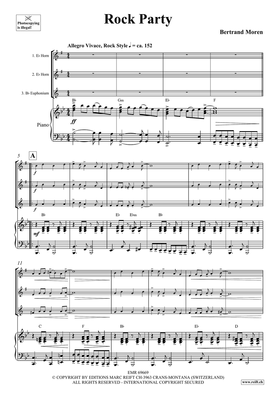 Rock Party Rock Party Euphonium scores gallery preview page 4