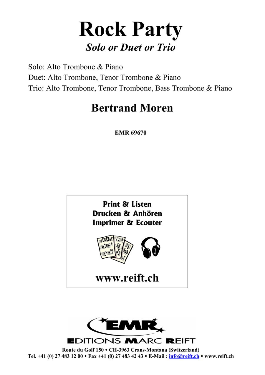 Rock Party Rock Party Trombone scores gallery preview page 2