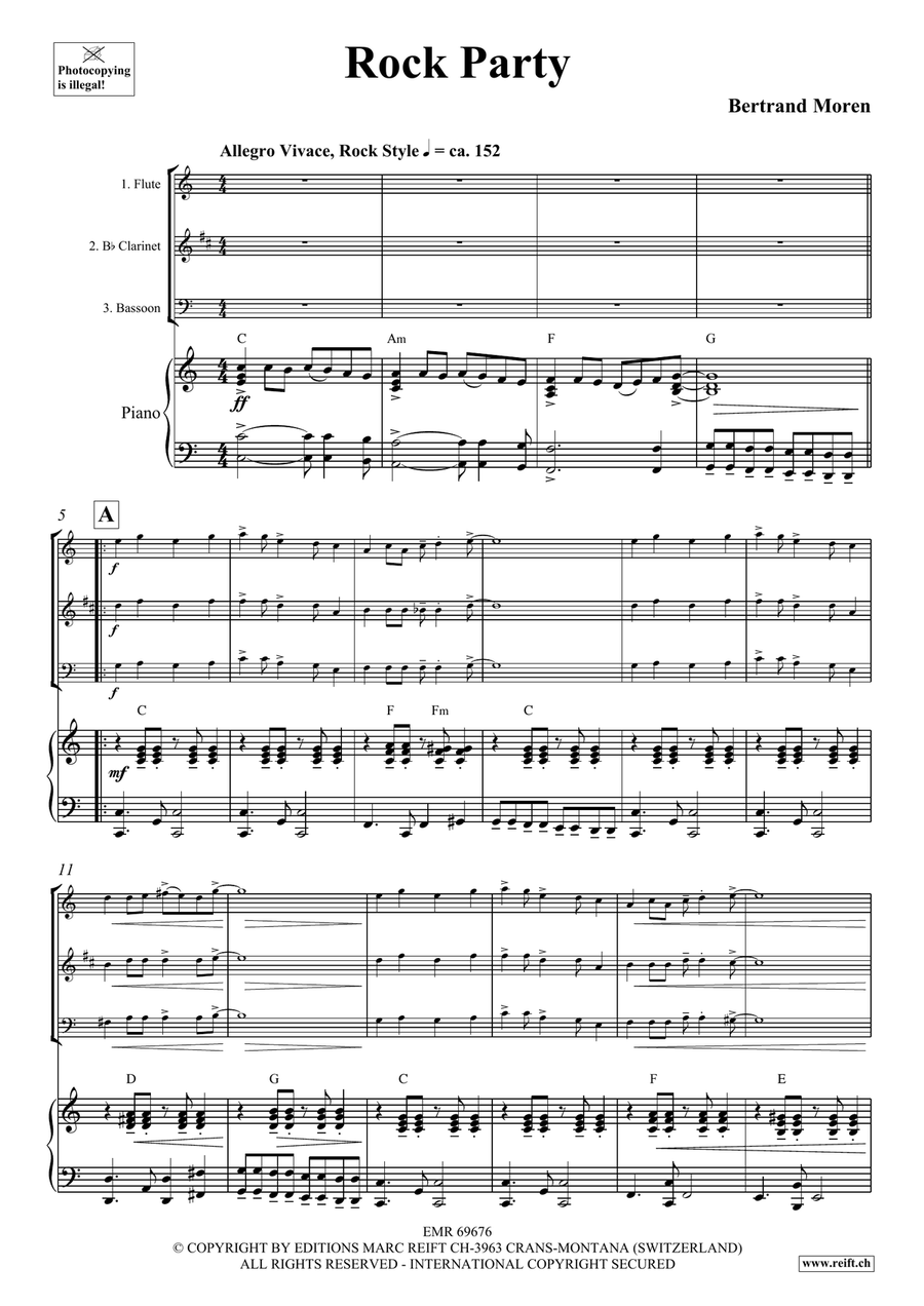 Rock Party Rock Party Bassoon scores gallery preview page 4