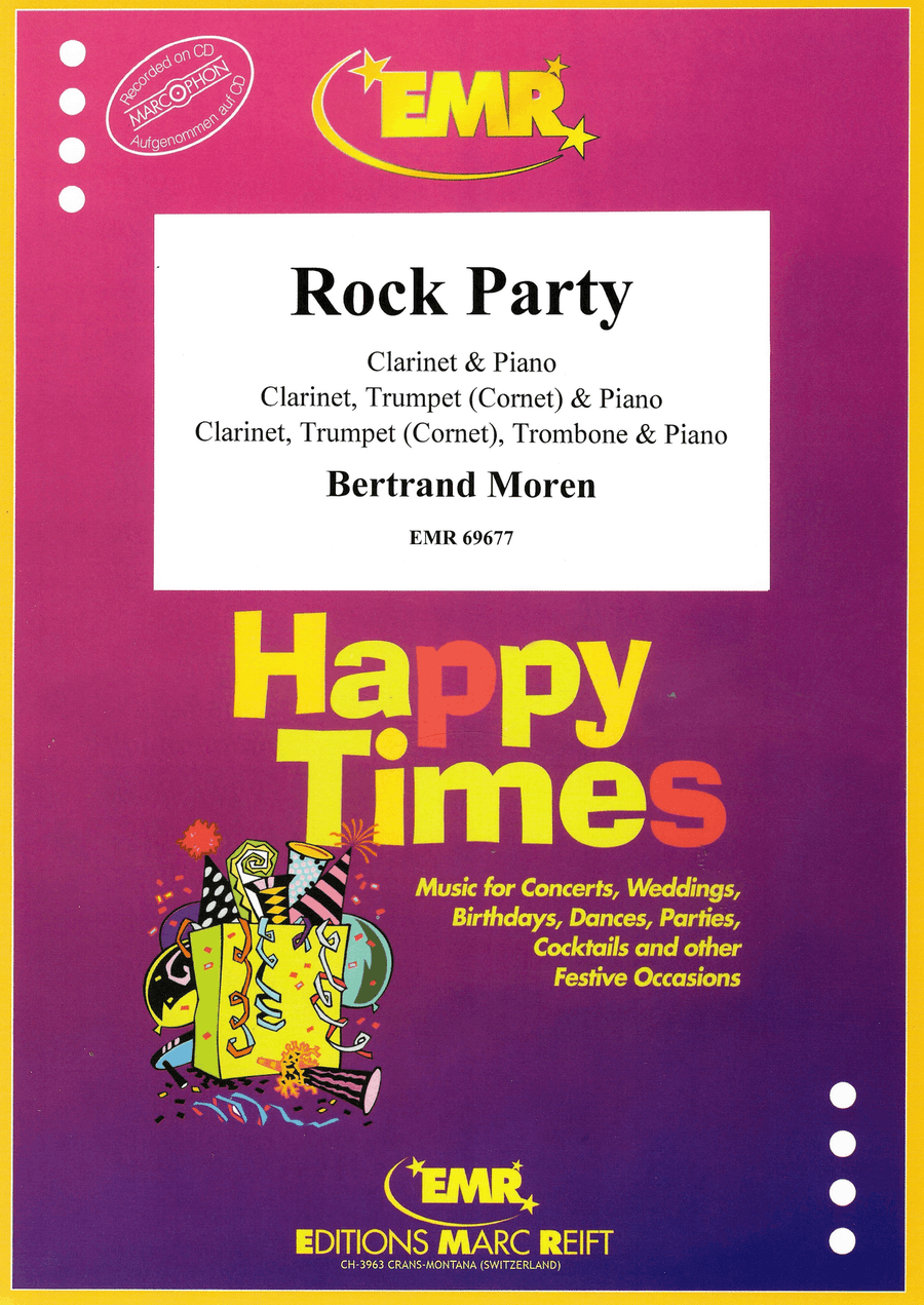 Rock Party Rock Party Clarinet scores gallery preview page 1