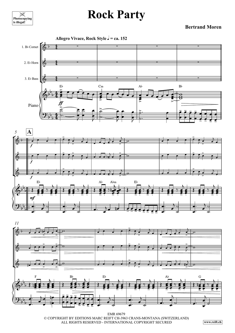 Rock Party Rock Party Cornet scores gallery preview page 4