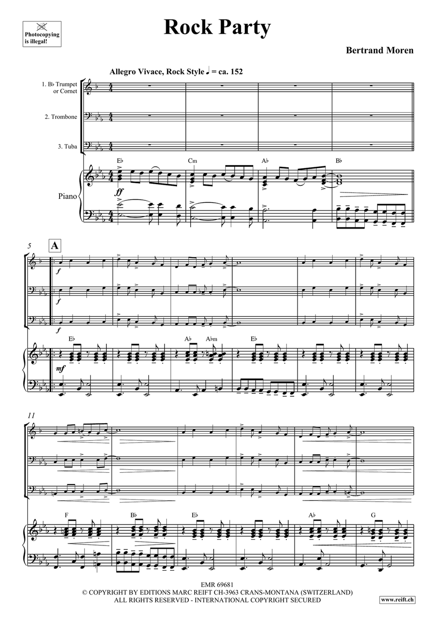 Rock Party Rock Party Cornet scores gallery preview page 4