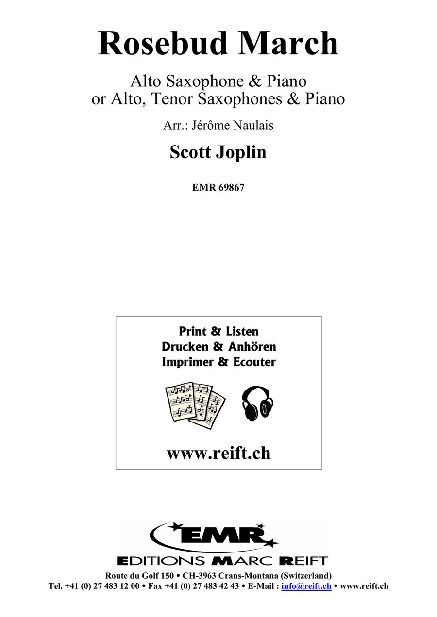 Rosebud March Rosebud March Tenor Saxophone scores gallery preview page 2