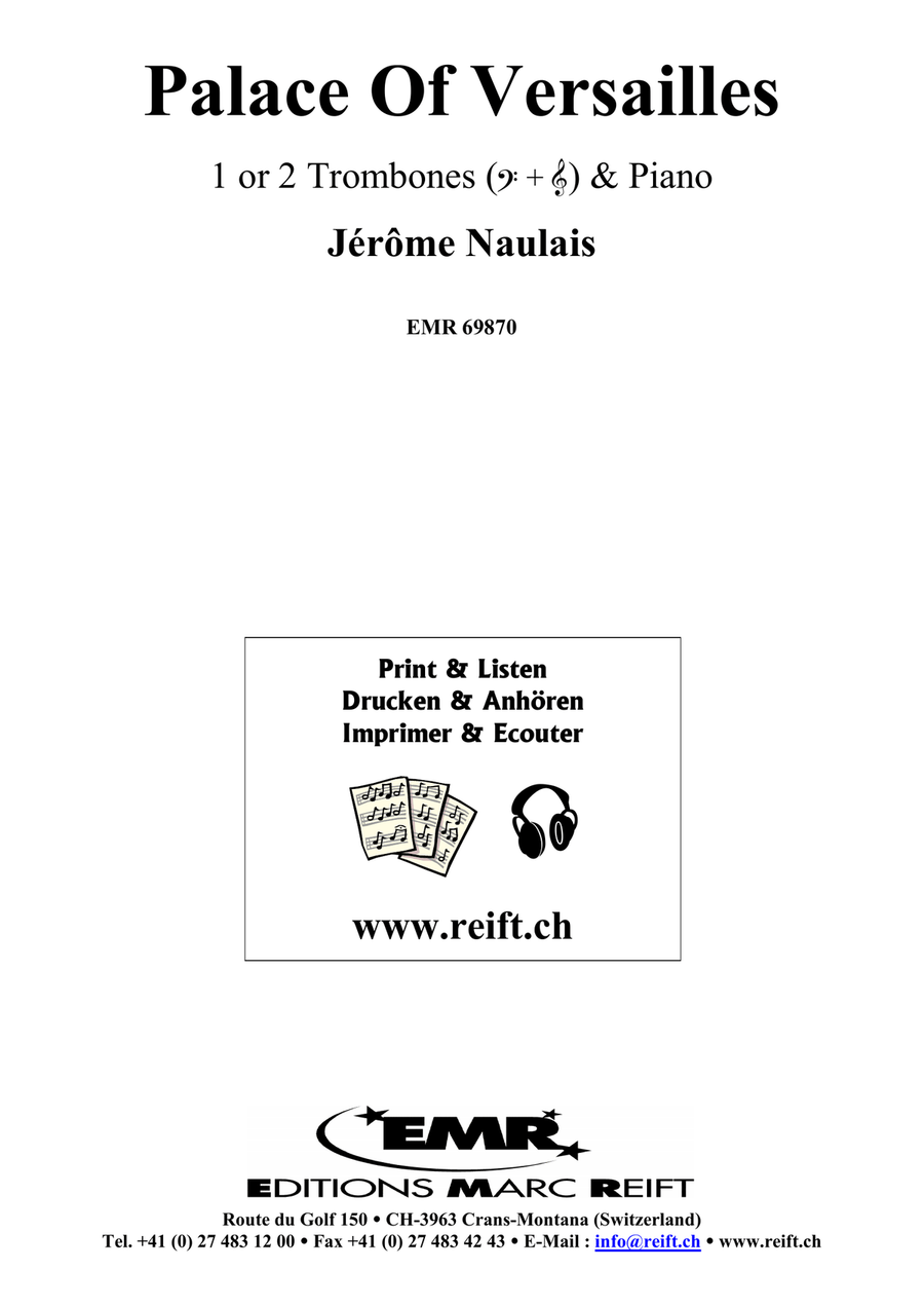 Palace Of Versailles Palace Of Versailles Trombone Duet scores gallery preview page 2