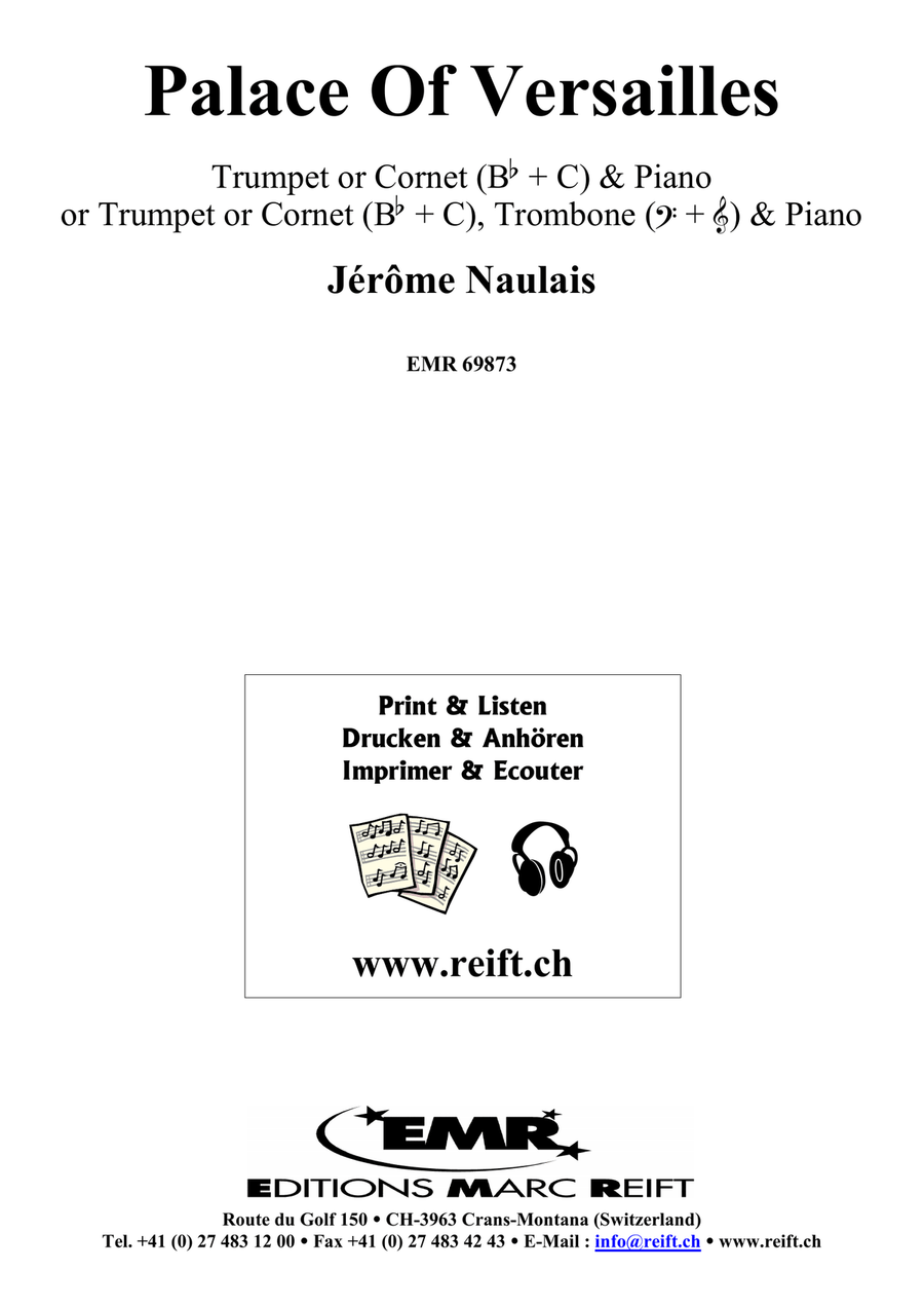 Palace Of Versailles Palace Of Versailles Cornet scores gallery preview page 2