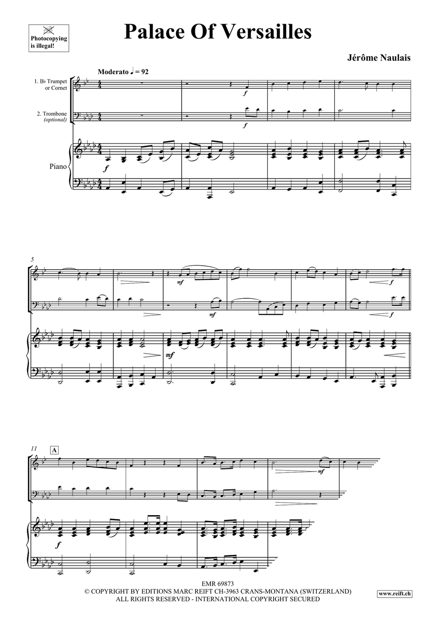 Palace Of Versailles Palace Of Versailles Cornet scores gallery preview page 4