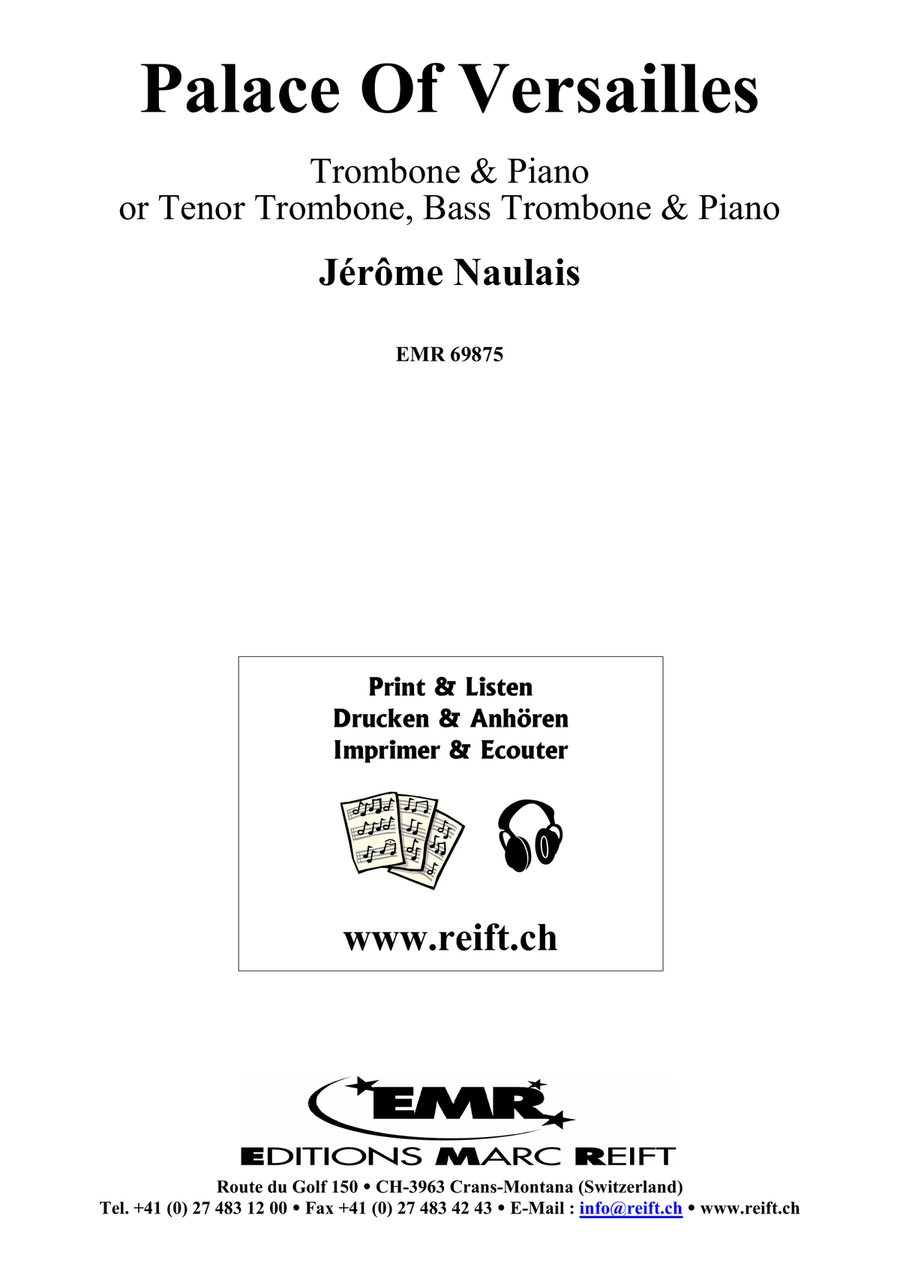 Palace Of Versailles Palace Of Versailles Trombone scores gallery preview page 2