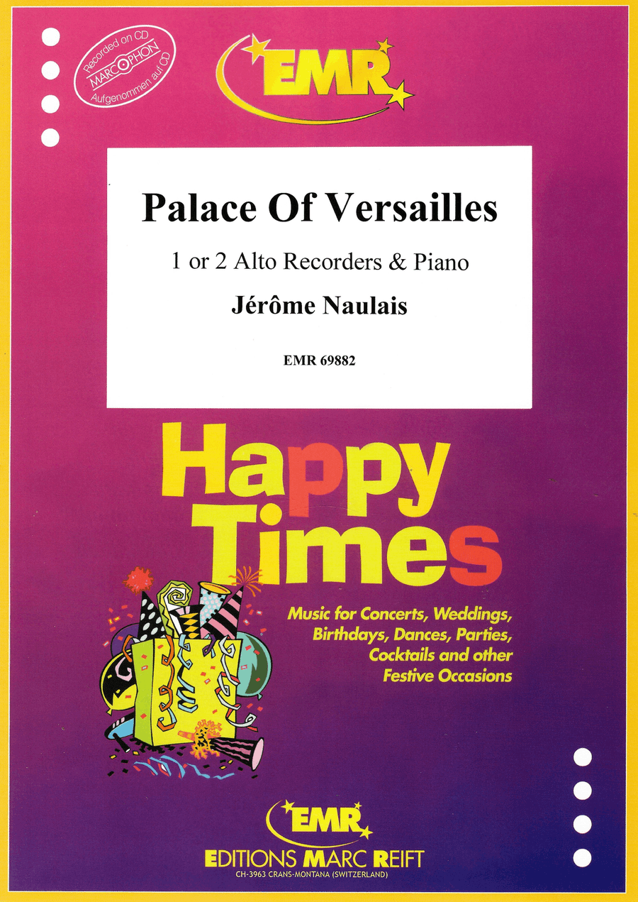 Palace Of Versailles Palace Of Versailles Alto Recorder scores gallery preview page 1