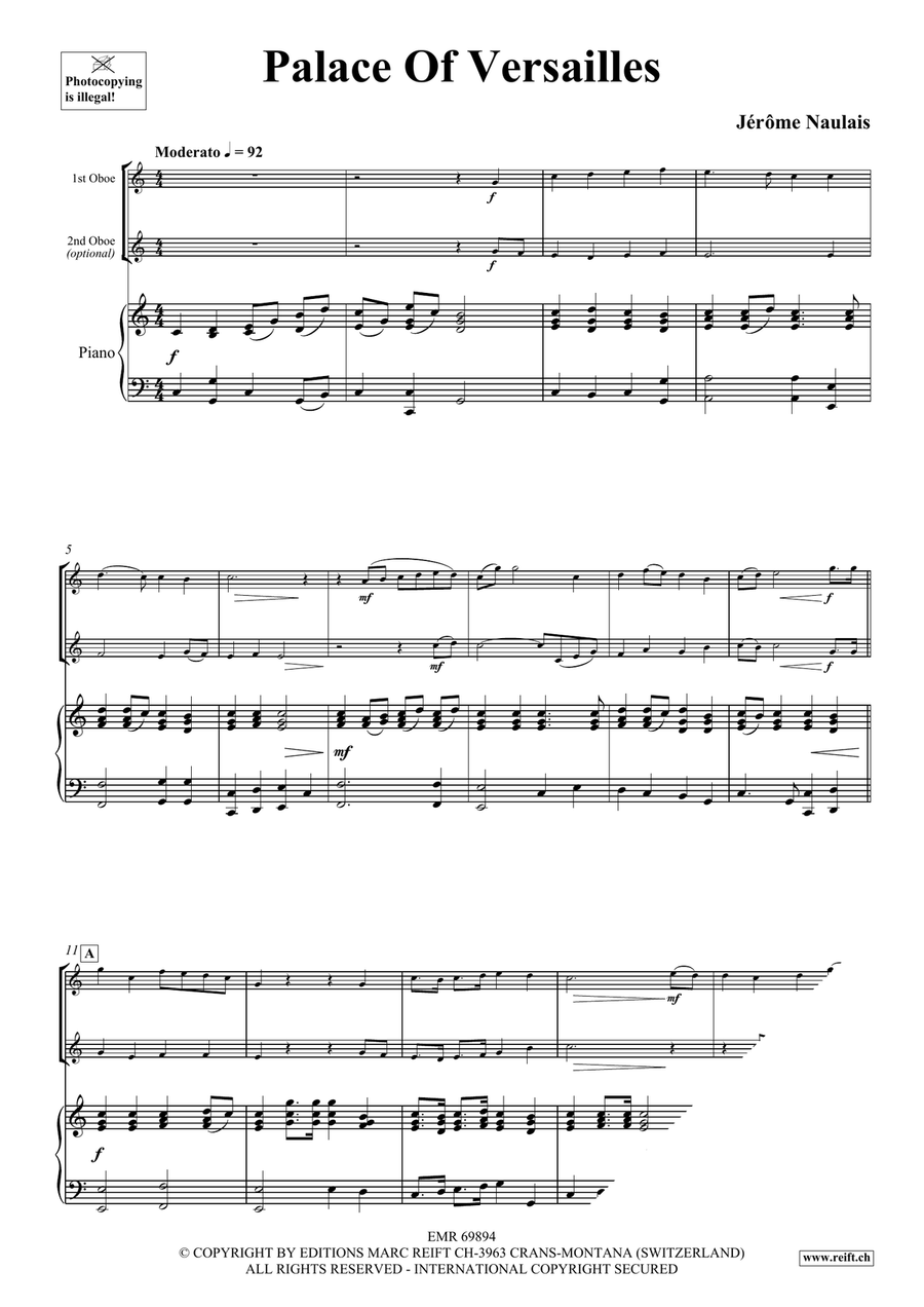 Palace Of Versailles Palace Of Versailles Piano Accompaniment scores gallery preview page 4
