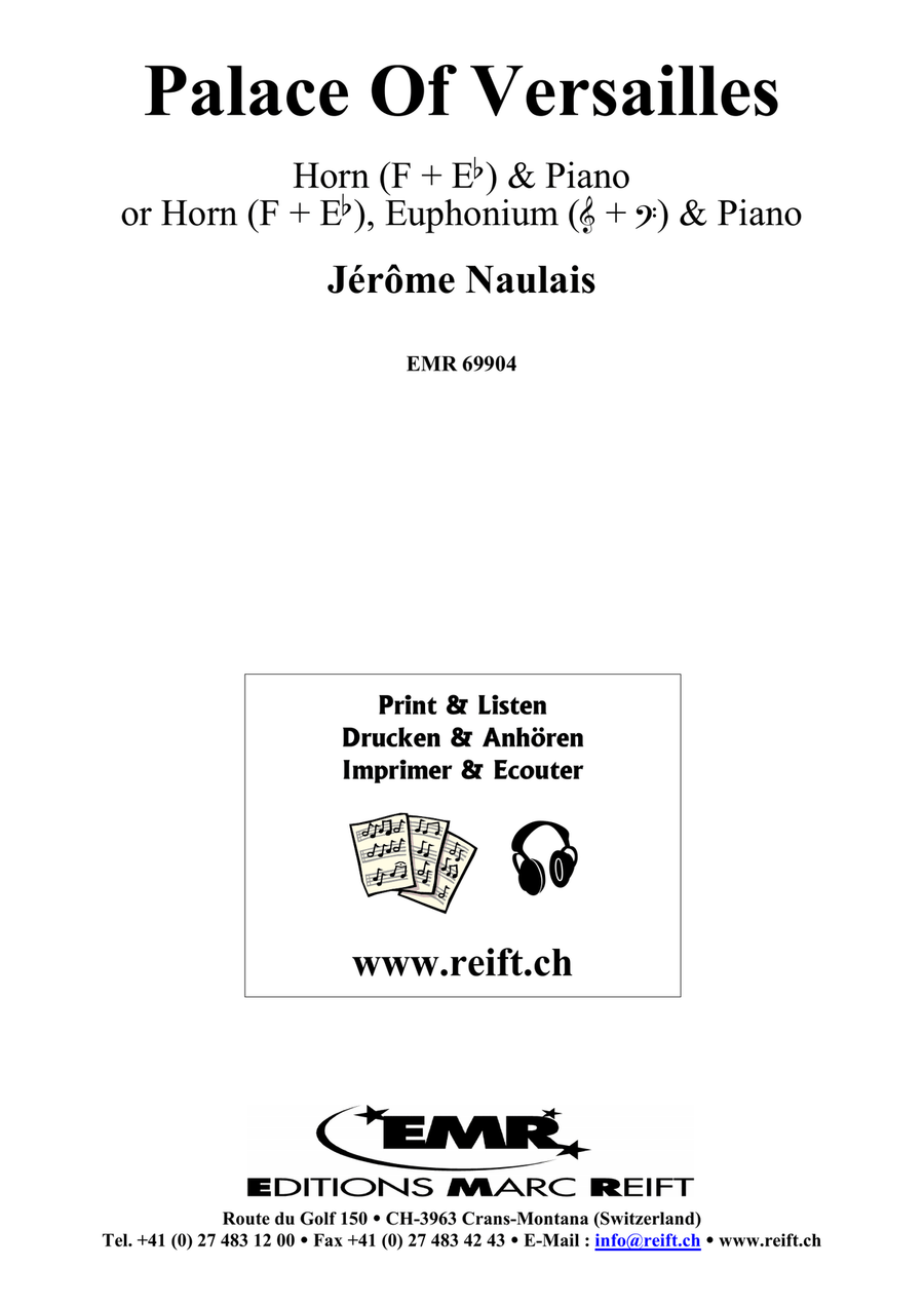 Palace Of Versailles Palace Of Versailles Euphonium scores gallery preview page 2