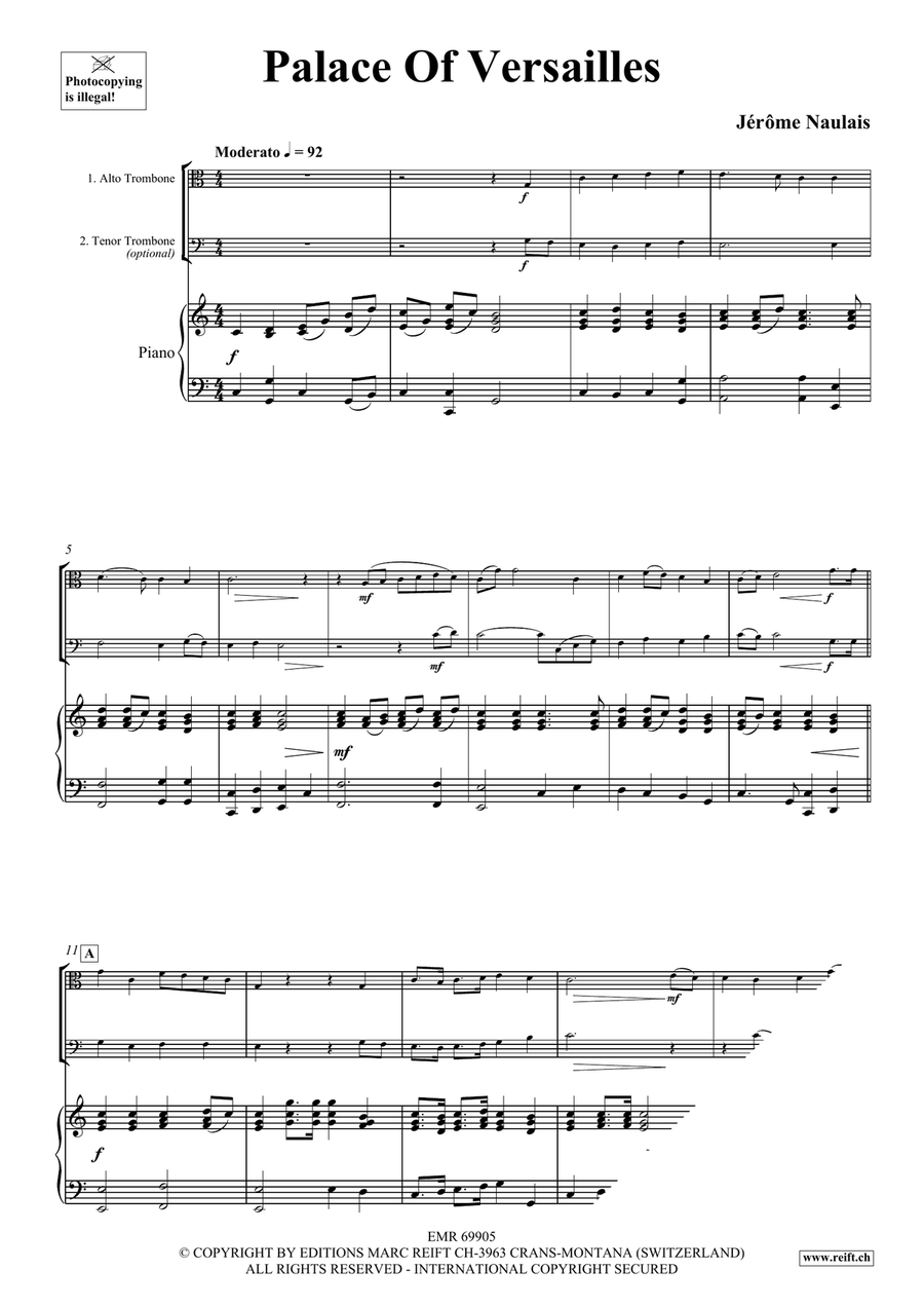 Palace Of Versailles Palace Of Versailles Piano Accompaniment scores gallery preview page 4