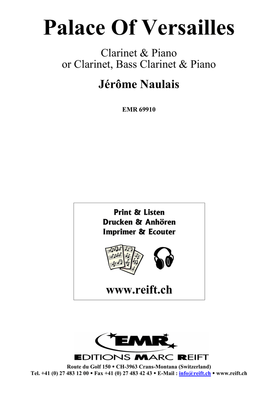 Palace Of Versailles Palace Of Versailles Bass Clarinet scores gallery preview page 2