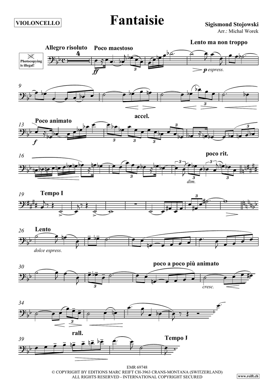 Fantaisie Fantaisie Piano Accompaniment scores gallery preview page 3