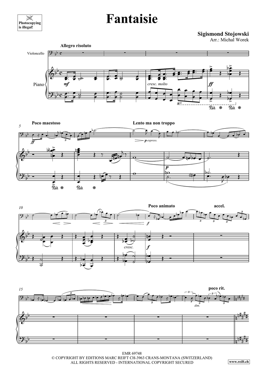 Fantaisie Fantaisie Piano Accompaniment scores gallery preview page 4
