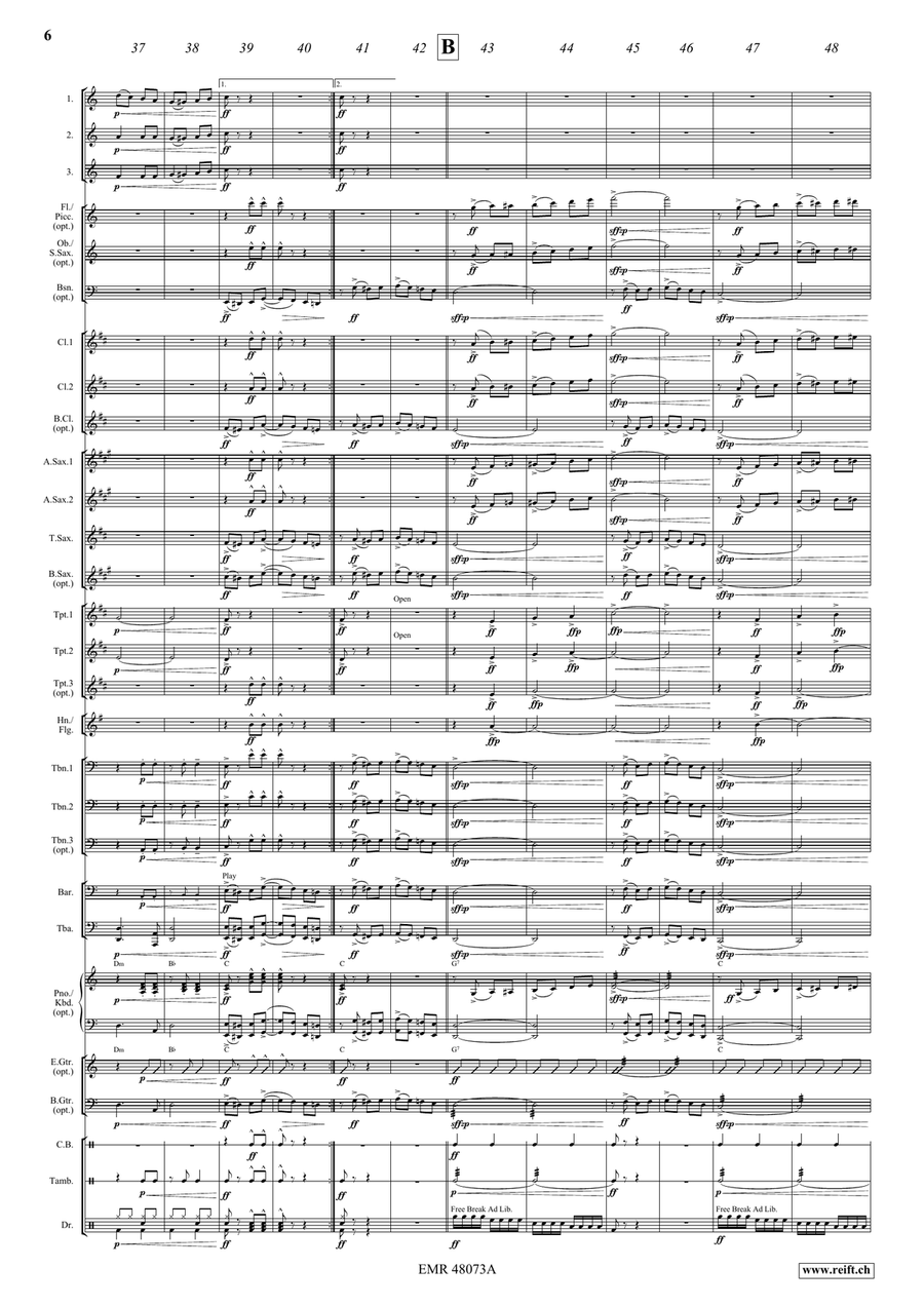 Let's Party! Let's Party! Concert Band scores gallery preview page 8